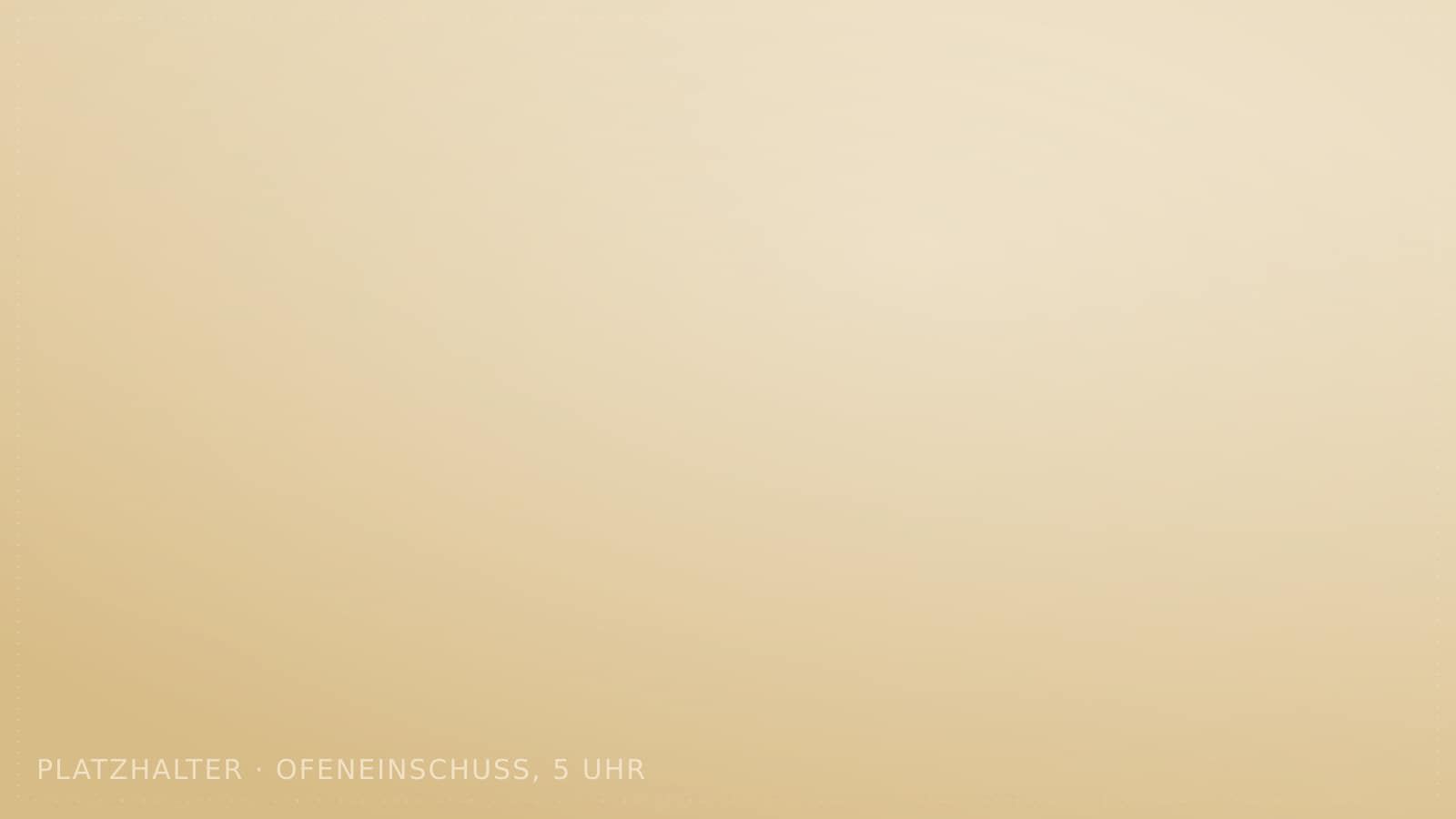 Ofeneinschuss in der Backstube